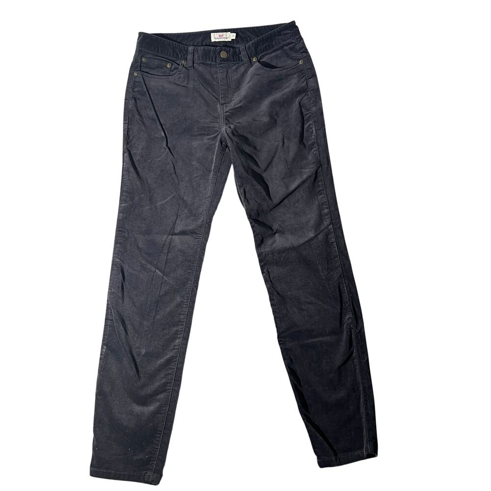 Vineyard Vines Women’s Velvet High Rise Skinny Pants Size 8